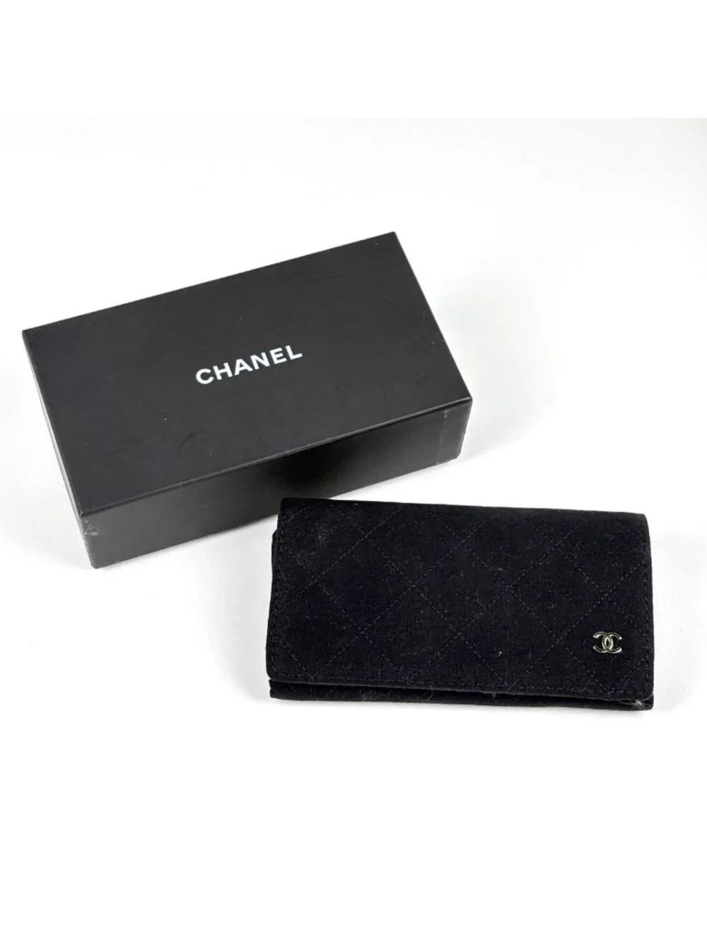 Chanel Butterfly Shape Sunglasses CC Logo Acetate Black Eyewear